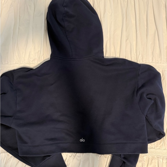 Alo bae hoodie navy NOT AVAILABLE ONLINE - Picture 3 of 3